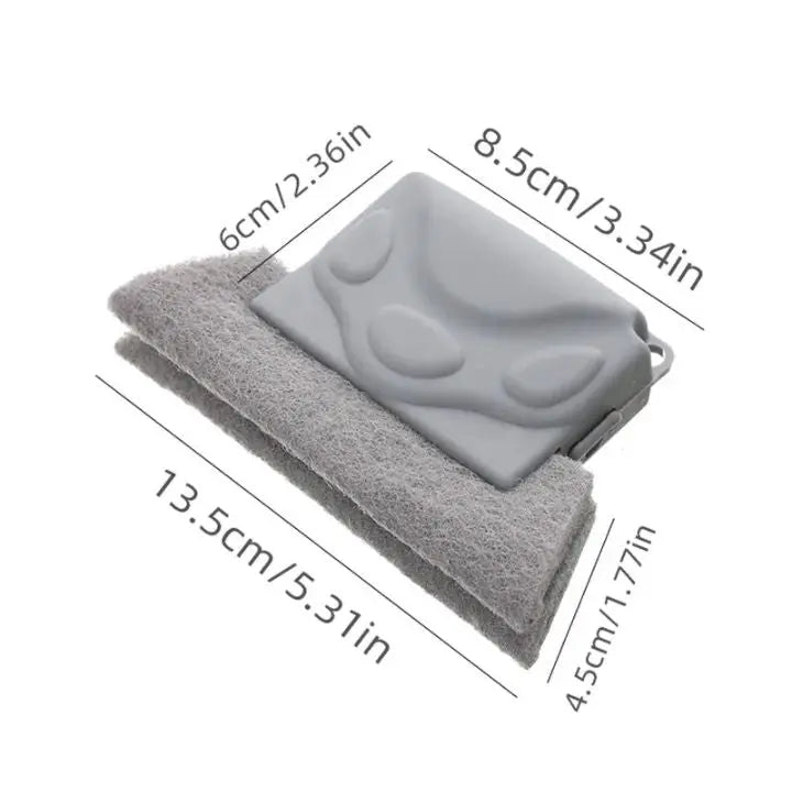 2+2 | Window Brush with Handle – Thorough Cleaning of Narrow Corners