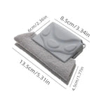 2+2 | Window Brush with Handle – Thorough Cleaning of Narrow Corners