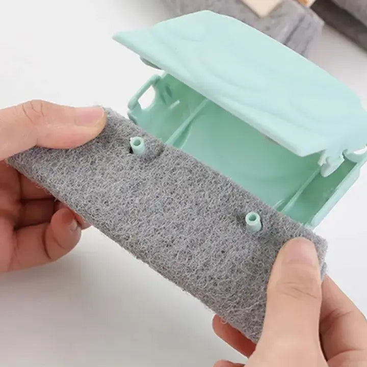 2+2 | Window Brush with Handle – Thorough Cleaning of Narrow Corners