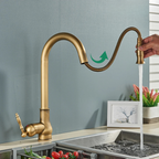 Antique brass faucet – Vintage design for the kitchen
