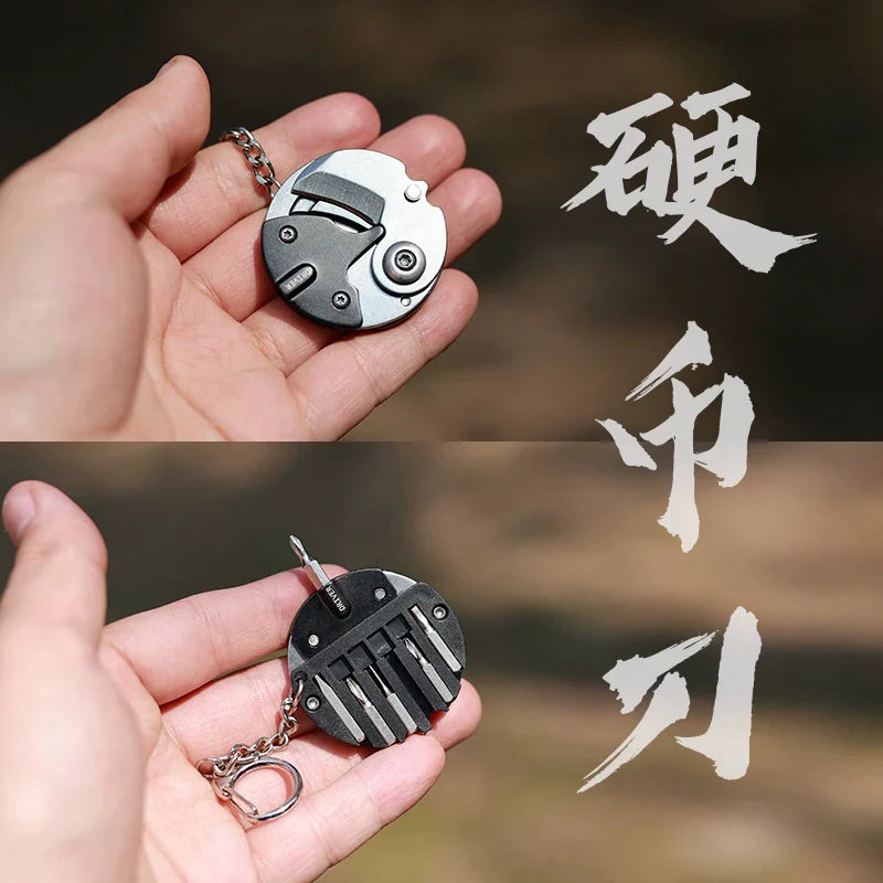 High-Tech Self-Defense Coin Ring