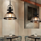 Antique Glass Iron Retro Industrial Chandelier Pendant Ceiling Lights