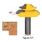 MèChe for angled cutting with lock at 45°