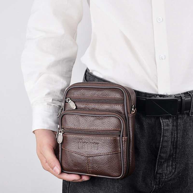 Men's multifunctional shoulder bag hip bag