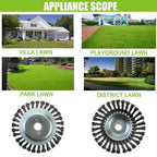 Garden weed brush lawn mower