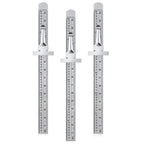 Stainless Steel Ruler with Removable Clip