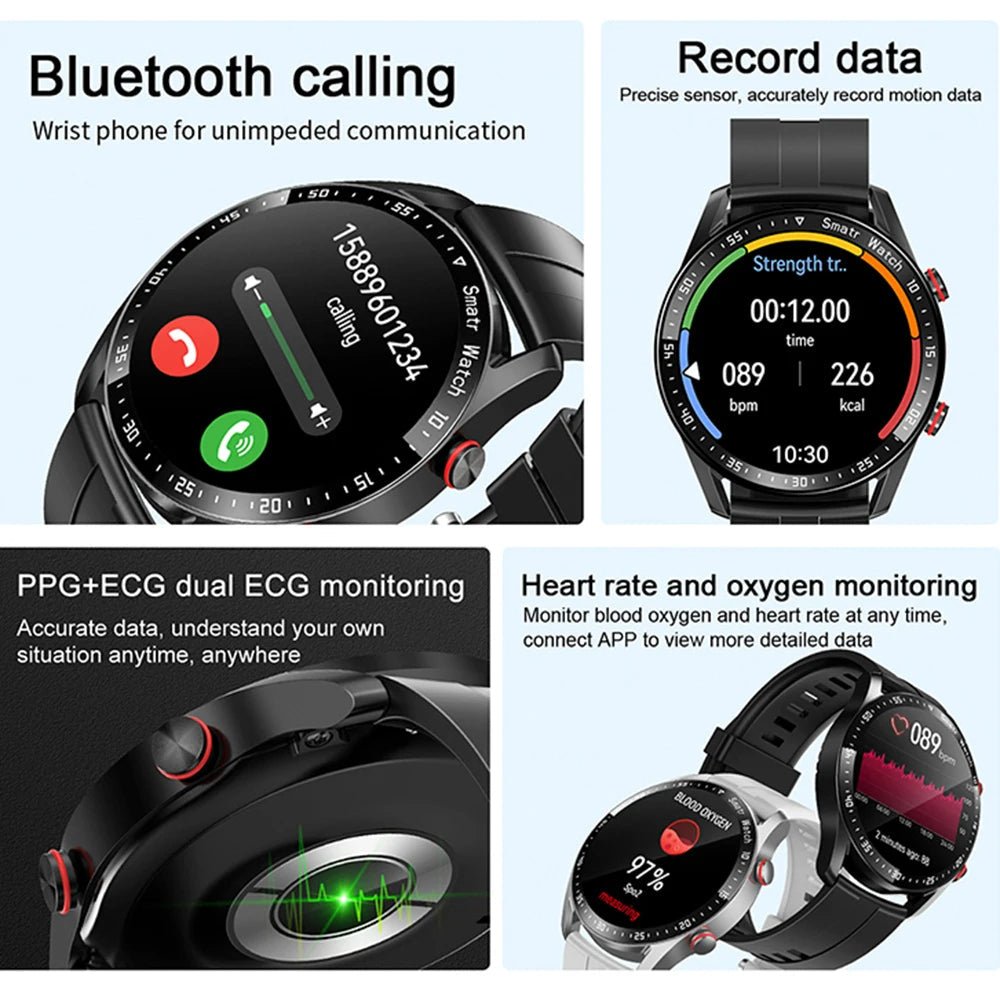 Glucose meter and Health monitor in one watch - GlucoseGuard
