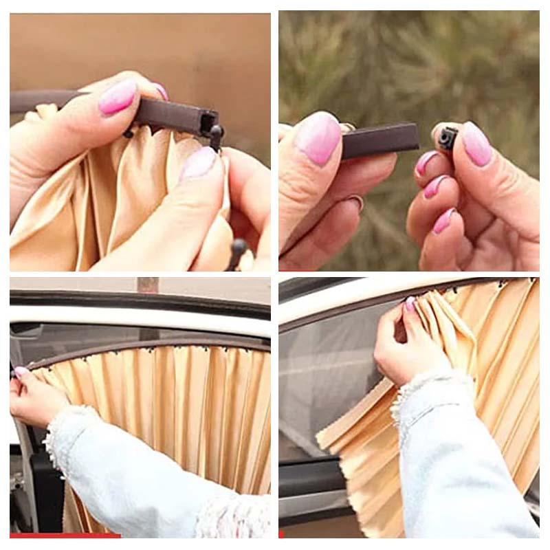 Magnetic Car Sunshades (2/4 pieces)