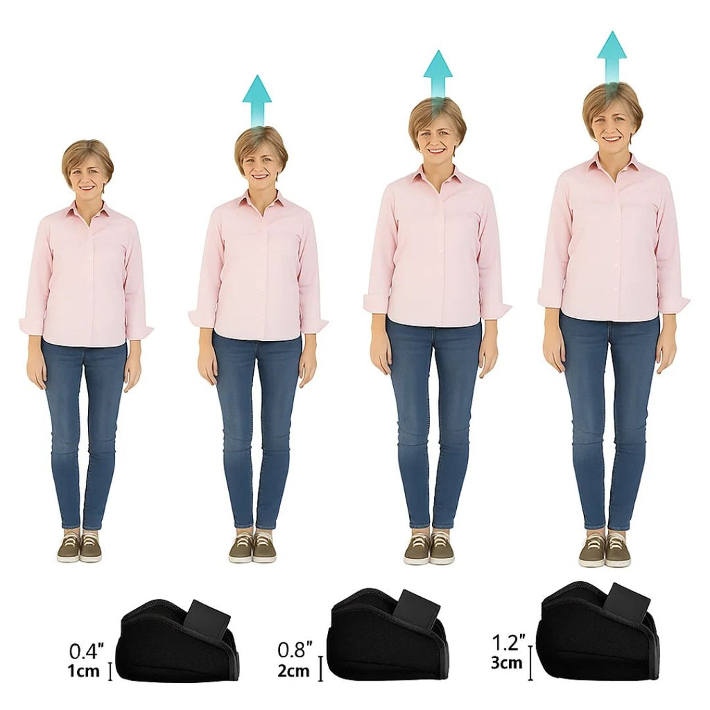 ElevateEase | Heel Lift Insoles – Height Increase – Pain Relief – Improved Posture - Everyday Comfort