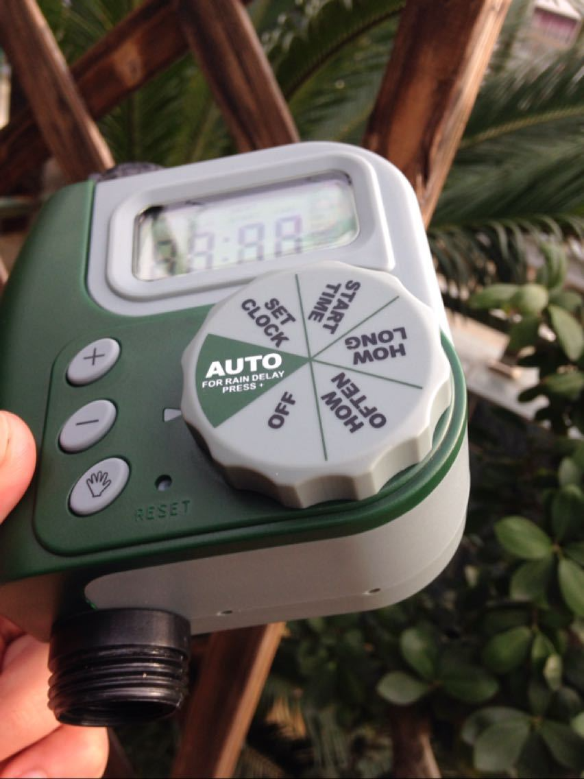 Digital irrigation control for garden – Automatic tap timer with LCD display