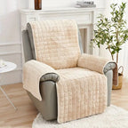 Velvet Grid Recliner Cover