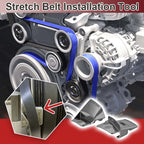 Stretch Belt Installation Tool Pair with 290°F Heat Resistance for Vehicle Repairs