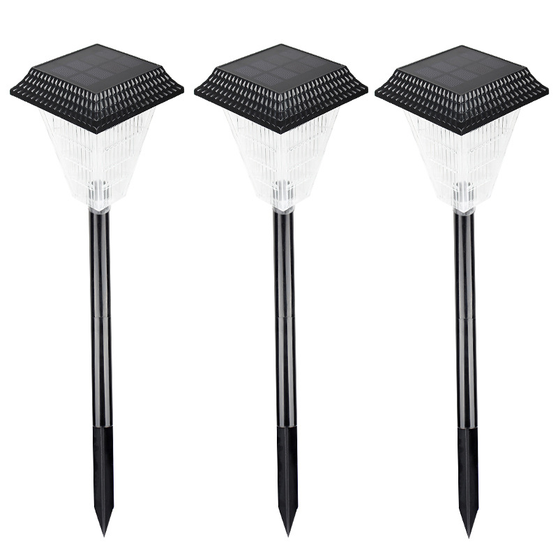 Solar LED Path Lights with Crystal Light Effect – Waterproof Outdoor Lighting for Garden and Driveway