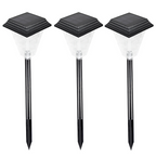 Solar LED Path Lights with Crystal Light Effect – Waterproof Outdoor Lighting for Garden and Driveway