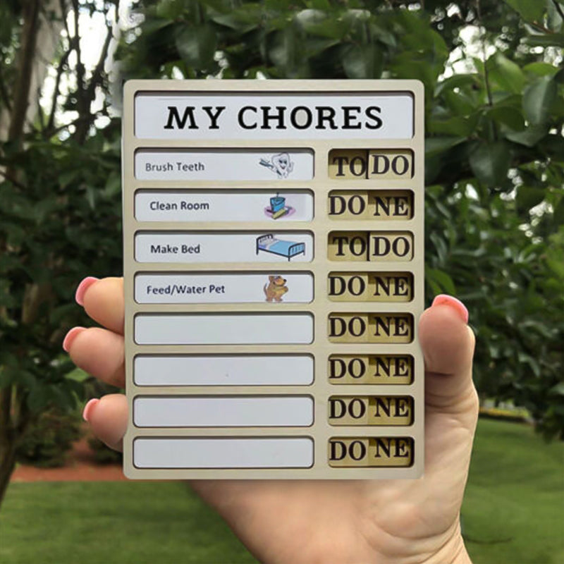 Wood Task Chart