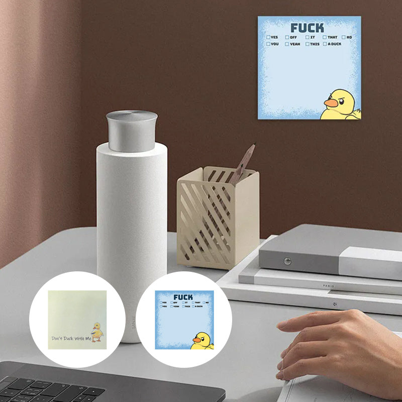 Funny Cheeky Duck Sticky Notes