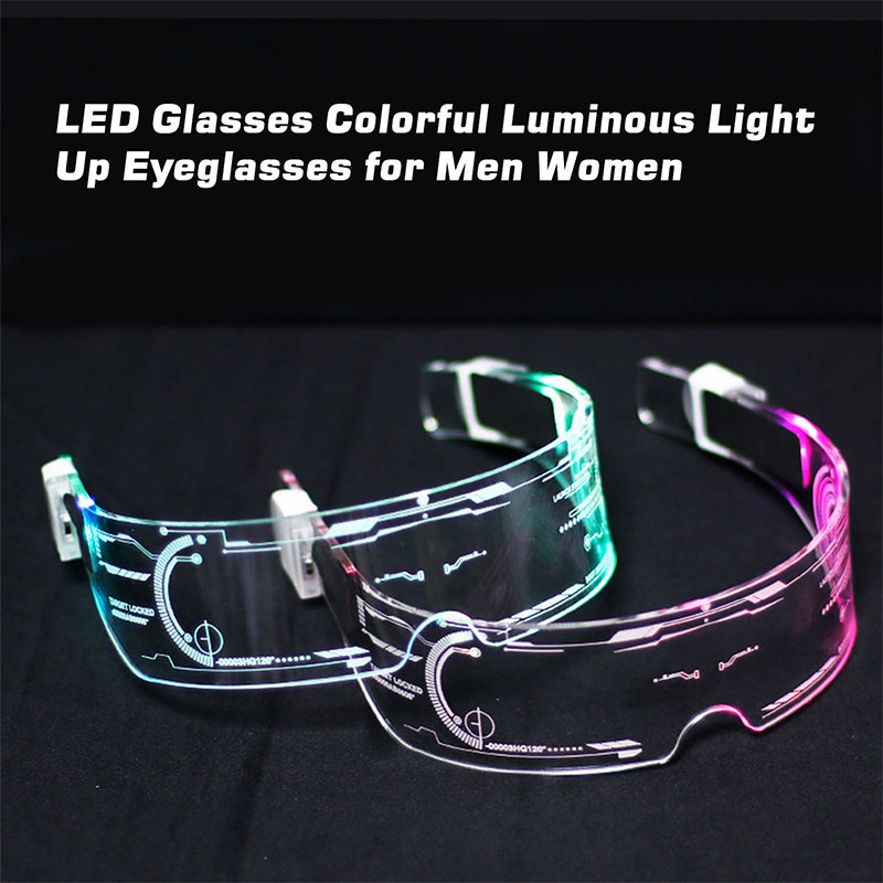 Colorful bright glasses