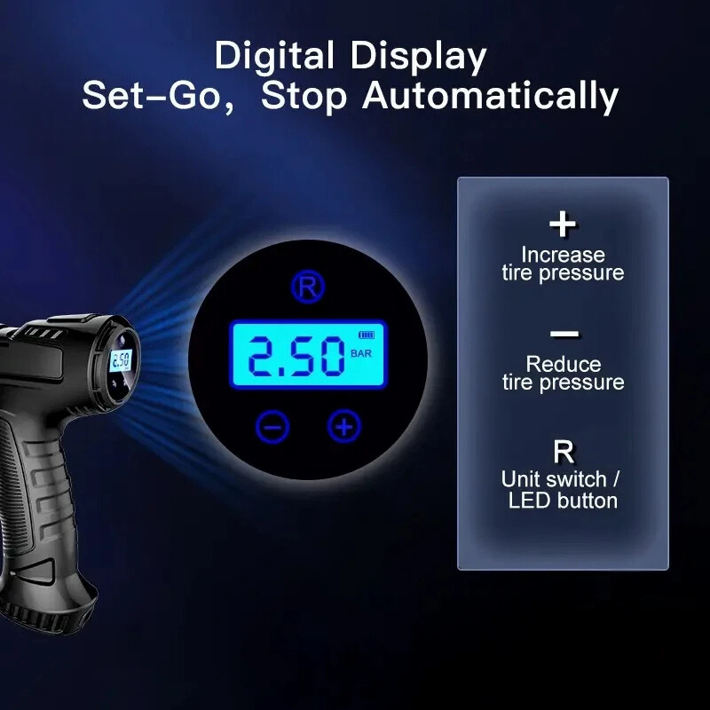 120W Handheld Car Air Compressor