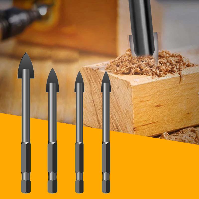 Efficient universal drilling tool (4 pieces)