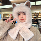 Sweet Fox Ears 2-in-1 Hat and Scarf