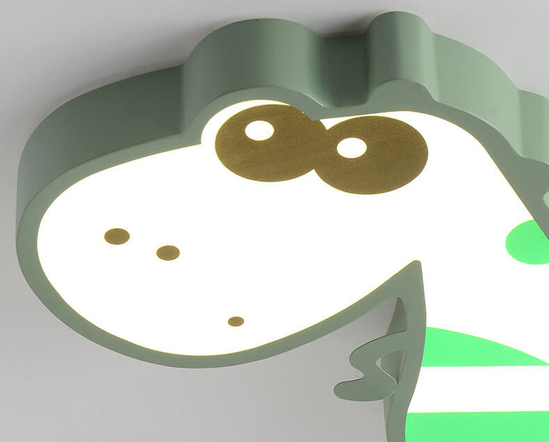 DinoBright LED Ceiling Light | Creative Dinosaur Design | Children's Room Lamp | Warm & White Light | Dimmable