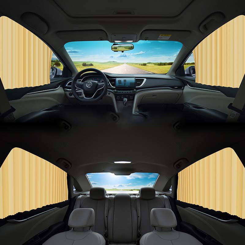 Magnetic Car Sunshades (2/4 pieces)