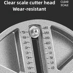 Adjustable Hole Saw Drill Punch | 45–130 mm Diameter | Triple-Blade Design | For Wood, Plaster & Ceiling Cuts