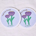 Kitchen flower print wood pulp cotton cloth