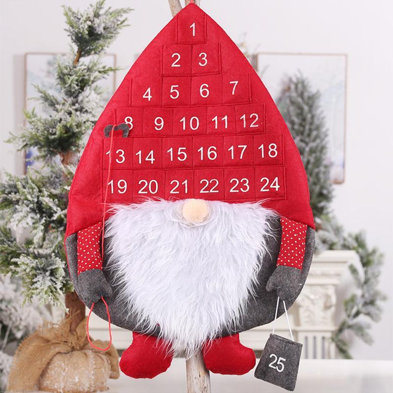 Santa Pendant Christmas Countdown Calendar - Christmas Gift