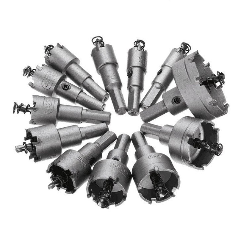Drill Set for Hole Saws (12 Pieces)