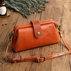 Vintage handmade leather bag