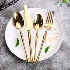 Classic Stainless Steel Set with Elegant Handles