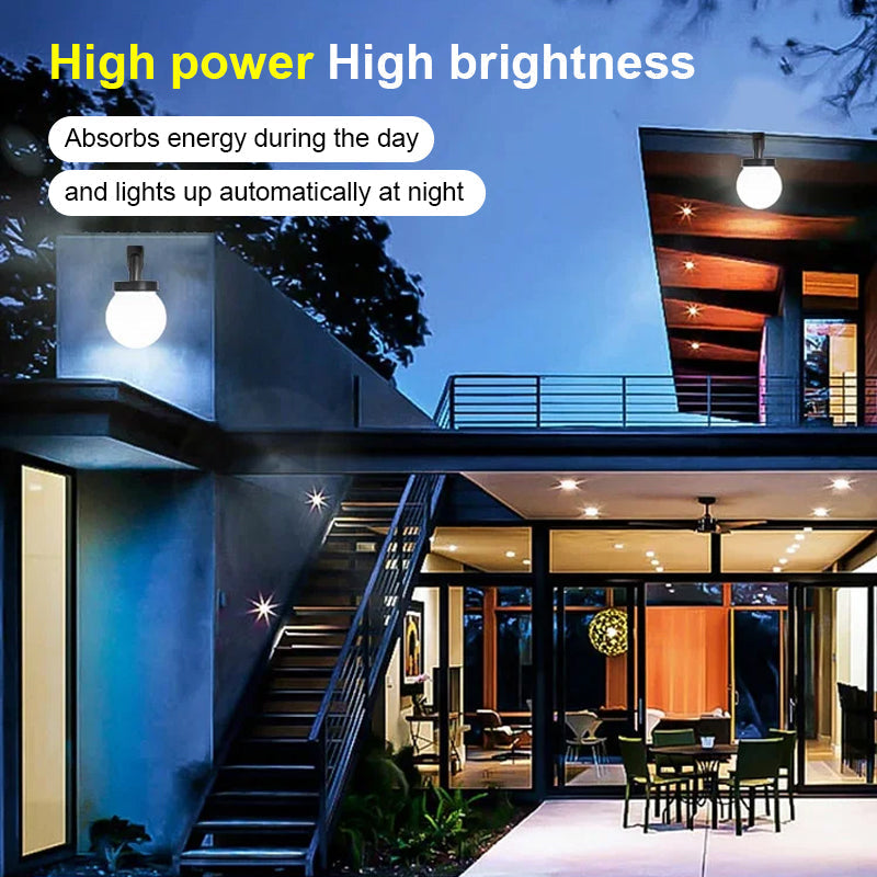Solar Wall Sphere Light (2 pieces)