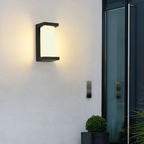 Outdoor LED Wall Lamp with Motion Sensor and Energy-Efficient Lighting