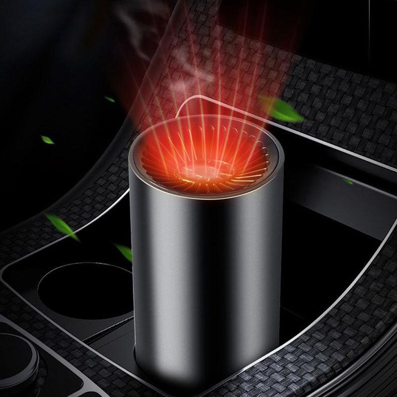 Fast heating cup shape car heater