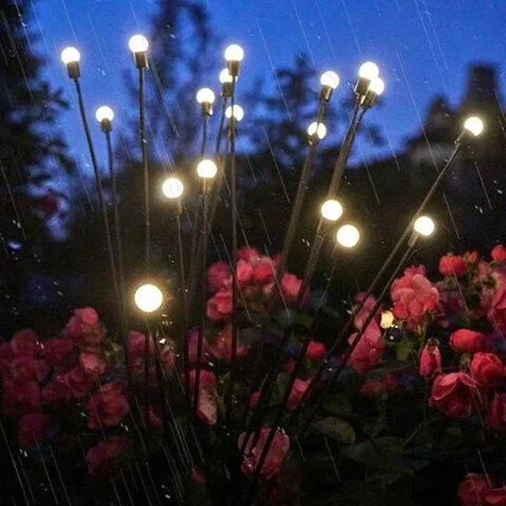 Solar Garden LED Firefly Plug Light