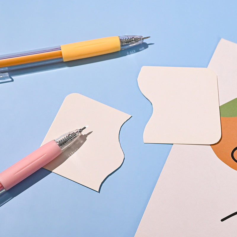 Morandi Cartoon Pattern Student Universal Knife Pen