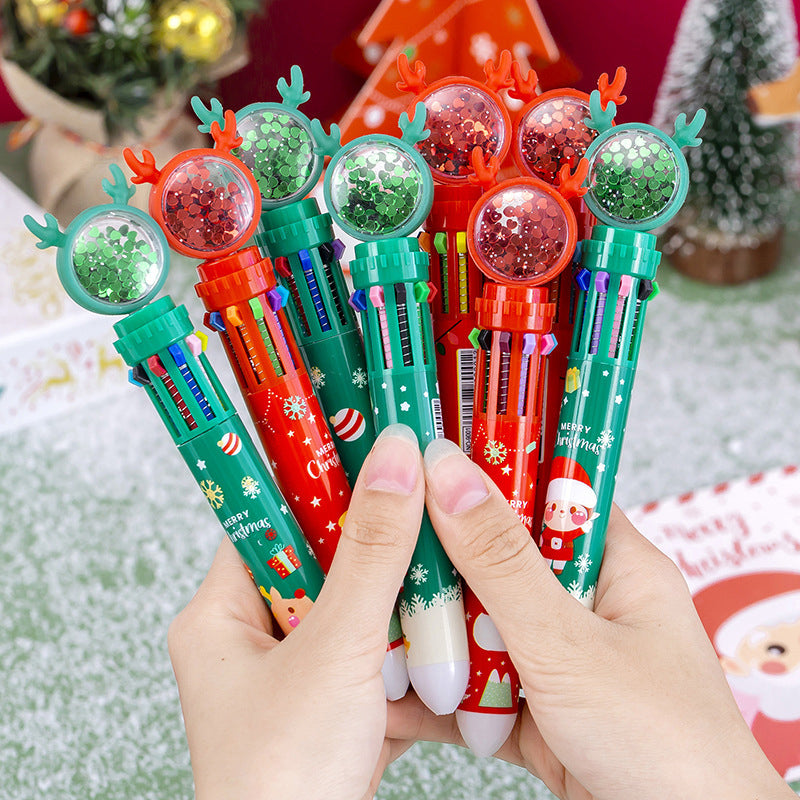 Sweet Christmas Glitter Pens