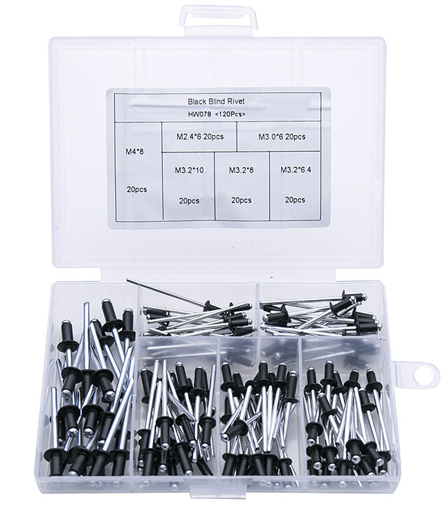 Professional Rivet Gun Adapter Kit 🛠With 4 different Nozzle Pins