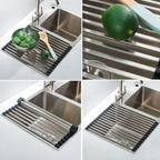 Compact Dish Dryer Foldable Over Sink