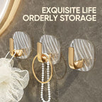 Transparent Acrylic Adhesive Wall Hook Exquisite Punch-Free Hook