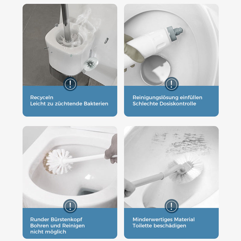 Disposable toilet brush