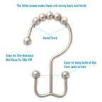 Stainless Steel Shower Curtain Hooks