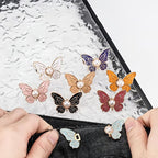 4-Pack Detachable Butterfly Buttons