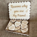 "Reasons why you are my friend" Friendship gift