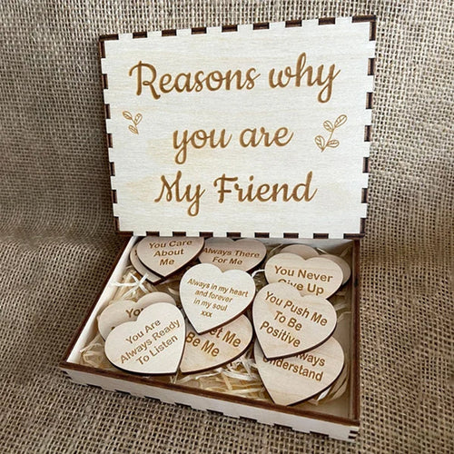 "Reasons why you are my friend" Friendship gift