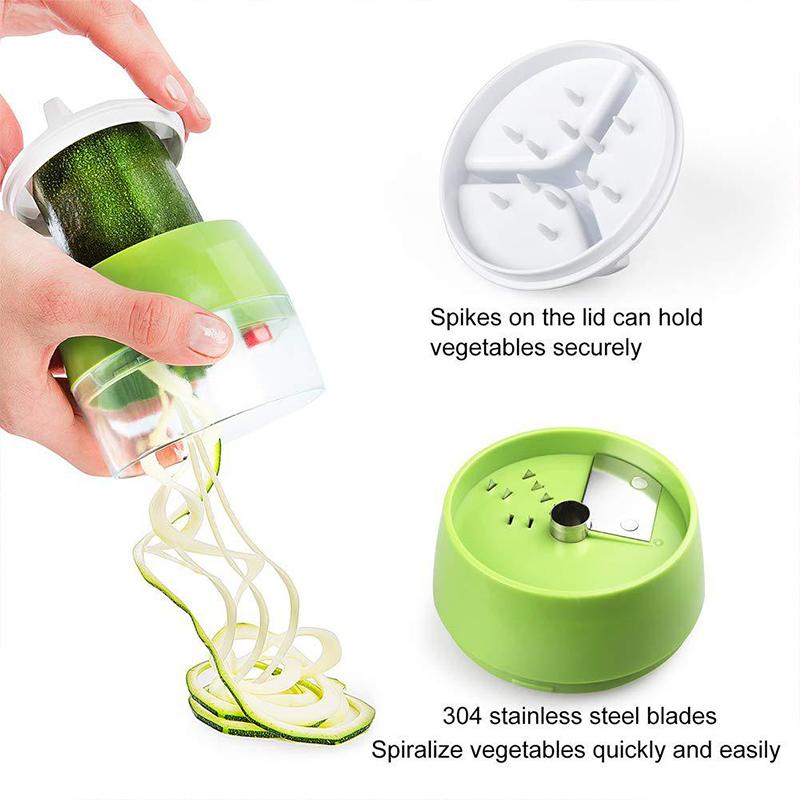 Handheld Spiral Cutter Vegetable Slicer