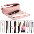 Hair tools travel bag and heat-resistant mat