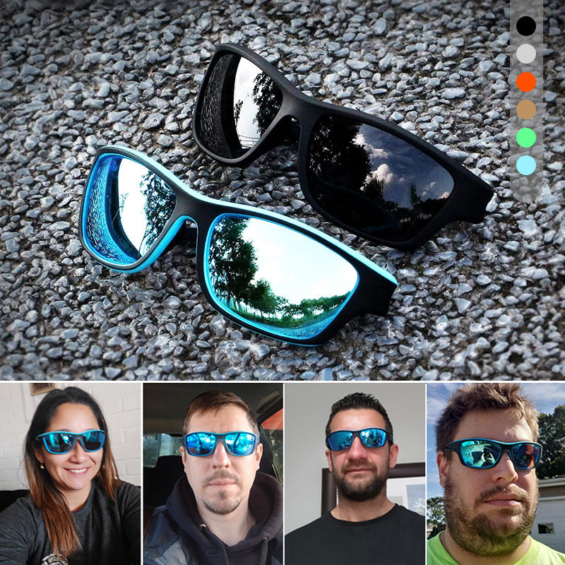 Outdoor Sport Sunglasses with Anti-Glare Polarized Lens