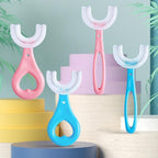 U-shaped toothbrush for children